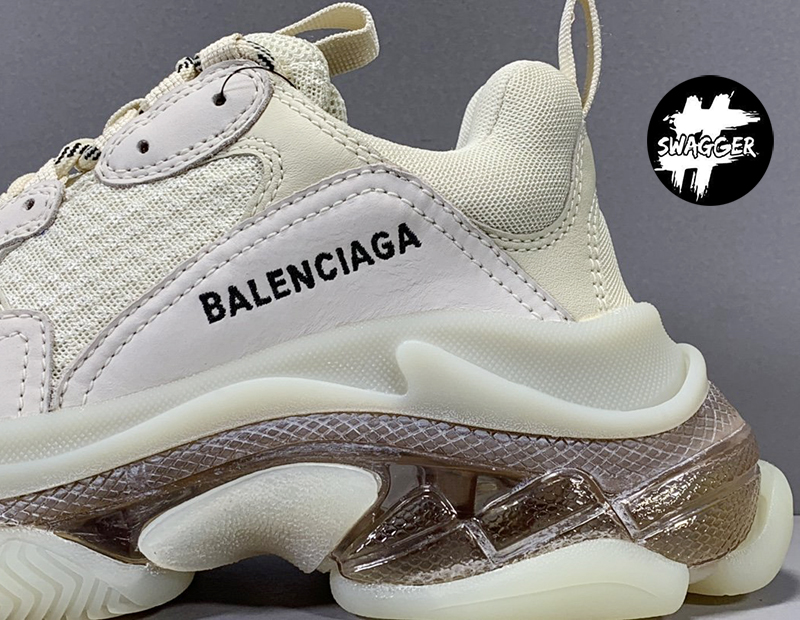 Giày Balenciaga Triple S Clear Off White Plus Y Factory chuẩn 99.9% full box và phụ kiện sử dụng chất liệu tương đương hãng