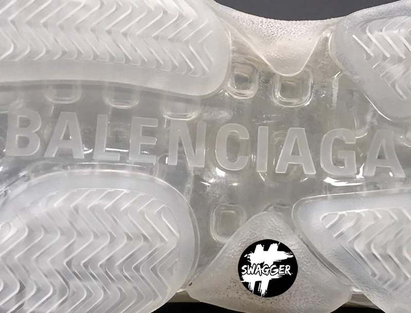 Giày Balenciaga Triple S Clear White Plus Y Factory chuẩn 99.9% full box và phụ kiện sử dụng chất liệu tương đương hãng