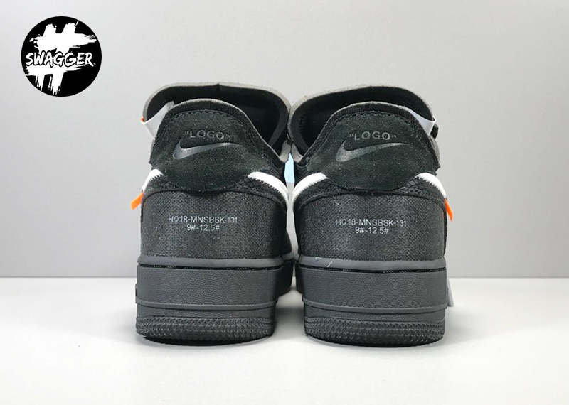 Giày Nike Air Force 1 Off White Black Pk God Factory chuẩn 99.9% full box và phụ kiện, chất lượng tương đương với chính hãng