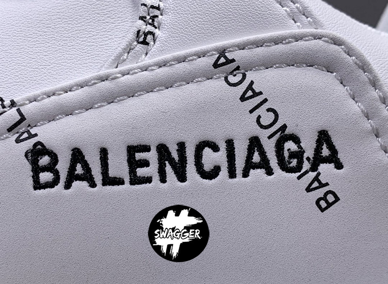 Giày Balenciaga Triple S Allover Logo White Plus Factory 5