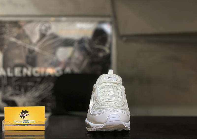 Giày Nike Air Max 97 Full White Phản Quang Replica 1:1 bản chuẩn nhất hiện nay