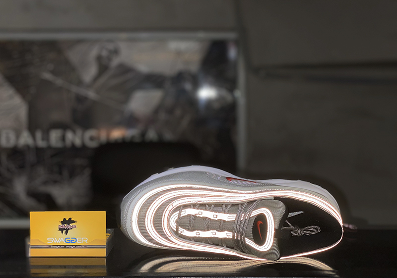 Giày Nike Air Max 97 Bạc Phản Quang Replica 1:1 bản tốt nhất hiện nay, full box và phụ kiện