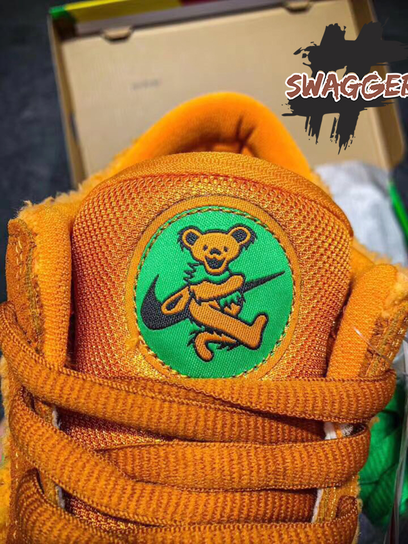 Nike SB Dunk Low Grateful Dead Bears Orange pk god factory sử dụng chất liệu chính hãng chuẩn 99% giá 3.800.000 vnd ship cod toàn quốc 