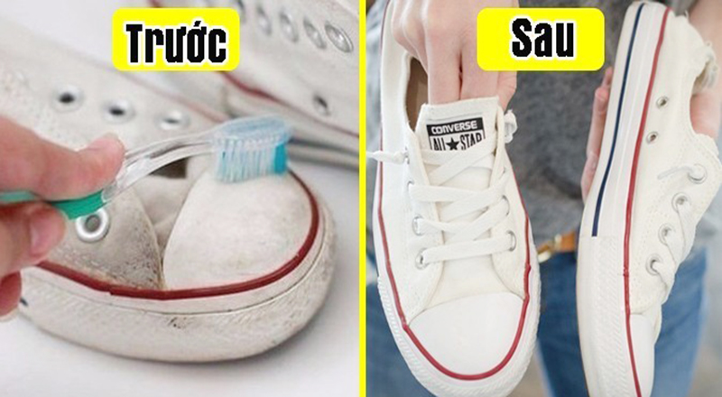 có nên giặt giày bằng bột giặt không ? cách giặt giày giúp giày luôn như mới
