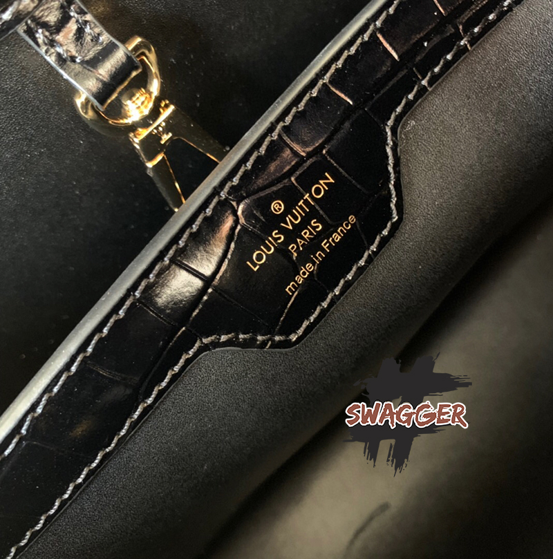 Túi Louis Vuitton Capucines BB Crocodilien Mat Like Authentic sử dụng chất liệu chính hãng, chuẩn 99% full box và phụ kiện, cam kết bán hàng đúng chất lượng