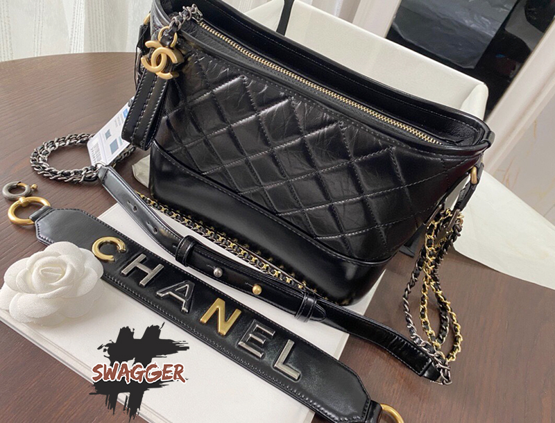 Túi Xách Chanel Pearl Crush Black 4491