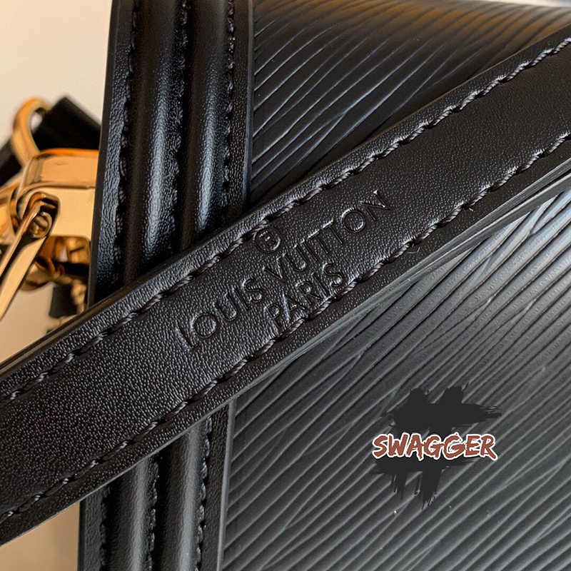 Túi Louis Vuitton Mini Dauphine Epi Leather Black Like Authentic, sử dụng chất liệu chính hãng, chuẩn 99%