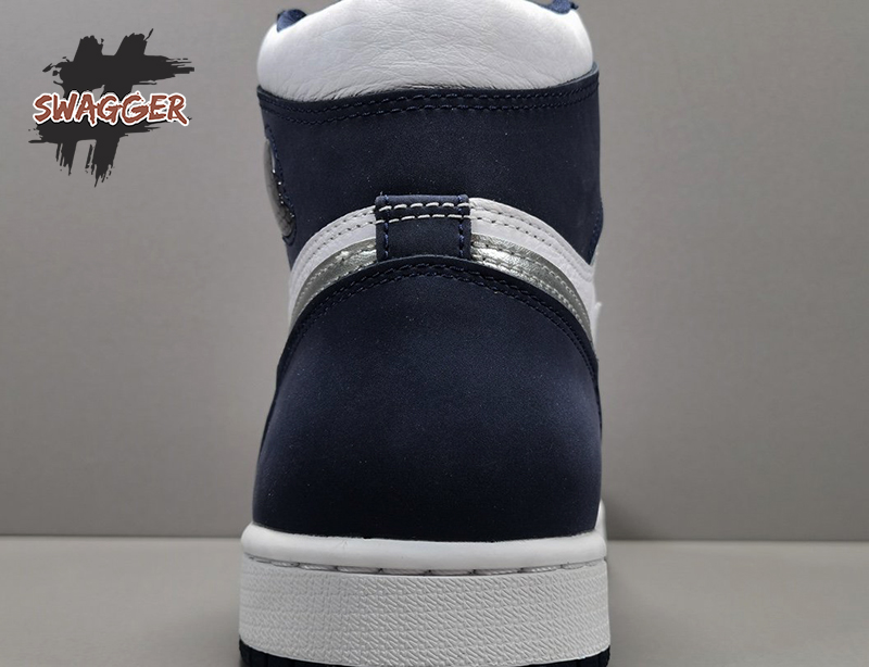 Giày Nike Air Jordan 1 Retro High COJP Midnight Navy Pk God Factory sử dụng chất liệu chính hãng chuẩn 99%