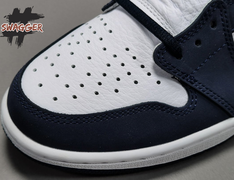 Giày Nike Air Jordan 1 Retro High COJP Midnight Navy Pk God Factory sử dụng chất liệu chính hãng chuẩn 99%