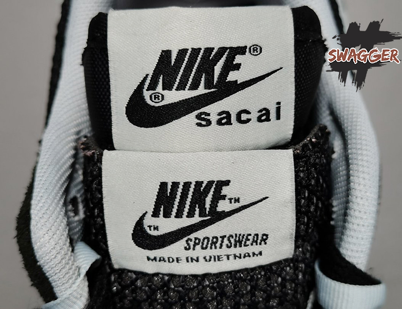 Nike Sacai Vaporwaffle black white pk god factory sử dụng chất liệu chính hãng chuẩn 99%, full box và phụ kiện