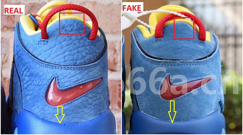 Hướng Dẫn Cách Phân Biệt / Check Đôi Giày Nike Uptempo Real Và Fake