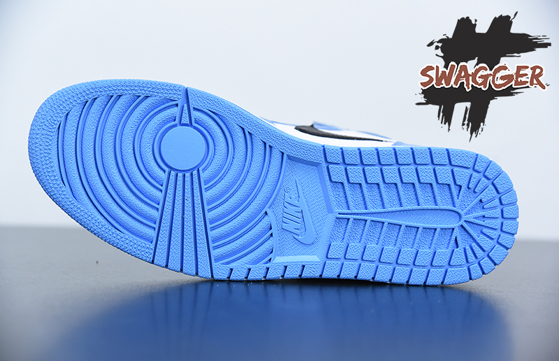 Giày Nike Air Jordan 1 High University Blue Pk God Factory sử dụng chất liệu chính hãng chuẩn 99%