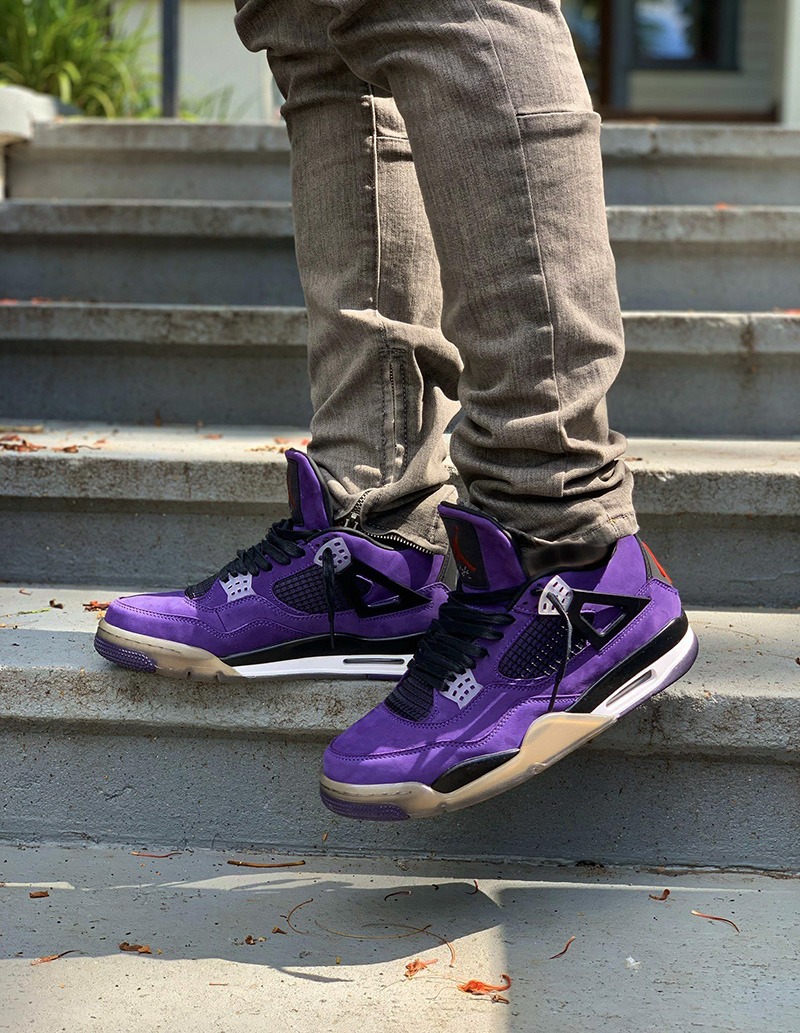 Giày Nike Air Jordan 4 Travis Scott Purple Đôi Giày Có Mức Giá 1 Tỷ Đồng