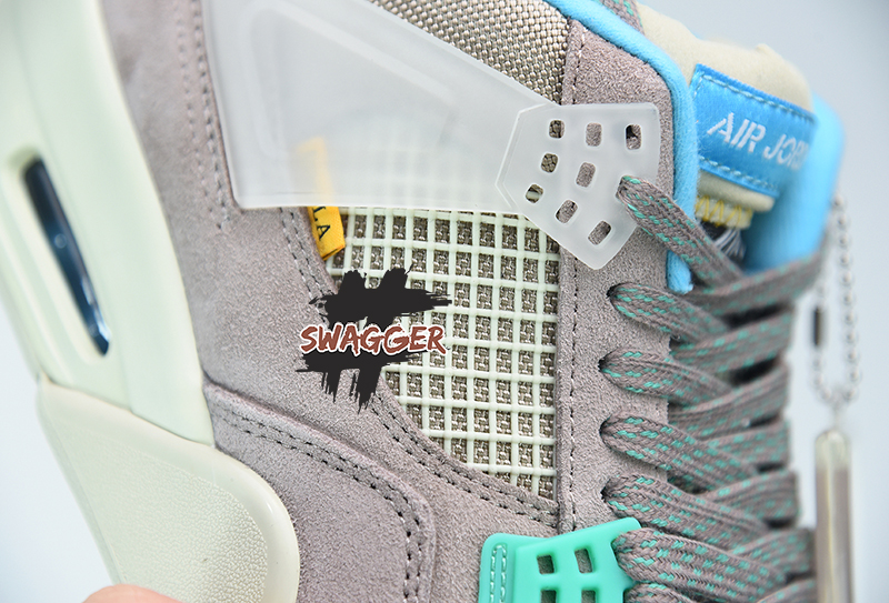 Giày Nike Air Jordan 4 Union 30th Anniversary Gray Pk God Factory sử dụng chất liệu chính hãng, chuẩn 99% cam kết chất lượng best quality