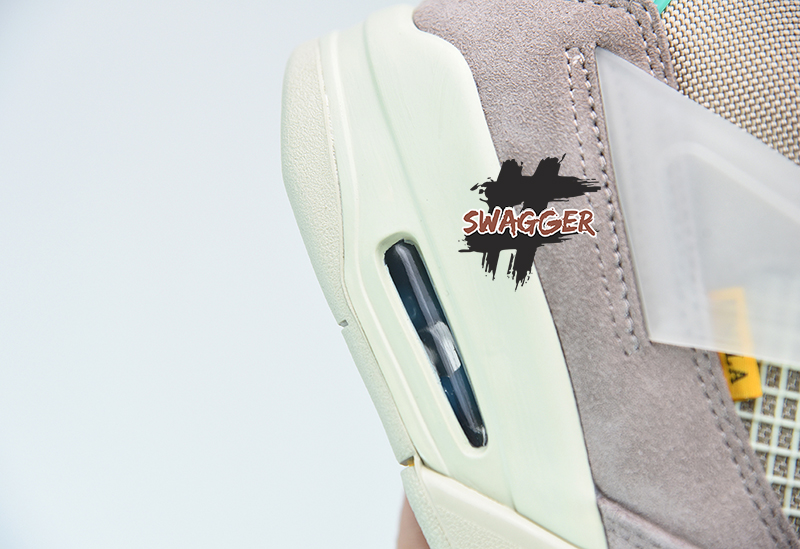 Giày Nike Air Jordan 4 Union 30th Anniversary Gray Pk God Factory sử dụng chất liệu chính hãng, chuẩn 99% cam kết chất lượng best quality