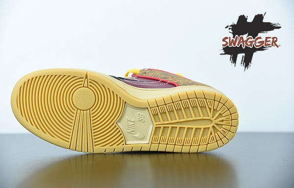 Giày Nike Sb Dunk Low What The Paul Pk God Factory sử dụng chất liệu chính hãng chuẩn 99%