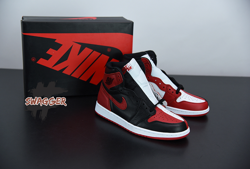 Giày Nike Air Jordan 1 Homage To Home Pk God Factory sử dụng chất liệu chính hãng chuẩn 99%