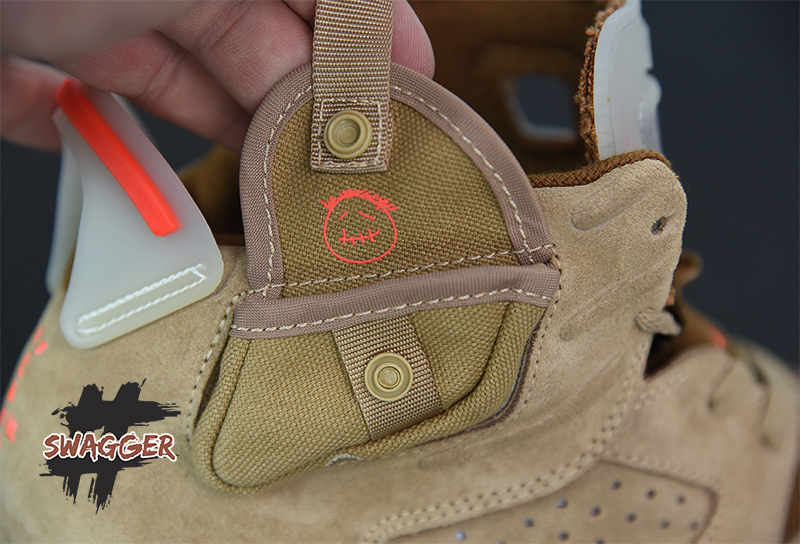 Giày Nike Air Jordan 6 Travis Scott British Khaki Pk God Factory sử dụng chất liệu chính hãng, chuẩn 99% full box và phụ kiện, cam kết chất tốt nhất hiện nay, bao check