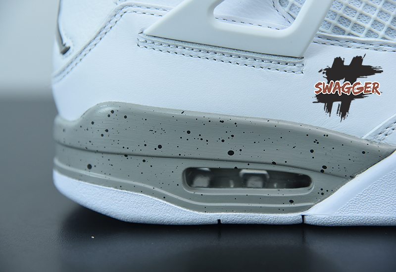 Giày Nike Air Jordan 4 White Oreo 2021 Pk God Factory sử dụng chất liệu chính hãng, chuẩn 99%, full box và phụ kiện, cam kết chất lượng tốt nhất