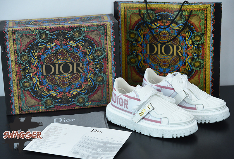 Giày Dior ID Snekaer Red Like Authentic sử dụng chất liệu chính hãng, sản xuất hoàn toàn bằng thủ công. chất lượng tốt nhất