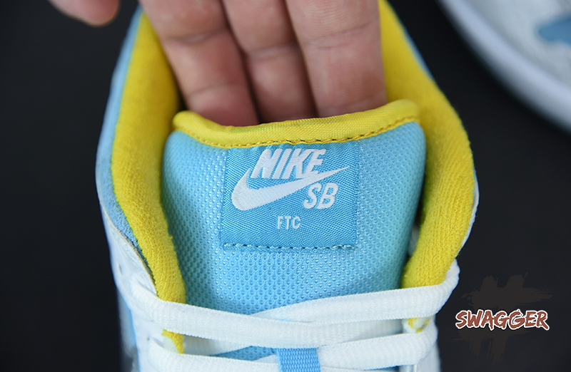 Giày Nike Sb Dunk FTC Pk God Factory sử dụng chất liệu chính hãng, chuẩn 99%