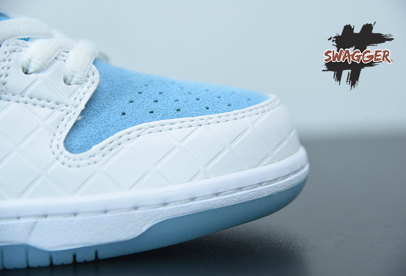 Giày Nike Sb Dunk FTC Pk God Factory sử dụng chất liệu chính hãng, chuẩn 99%
