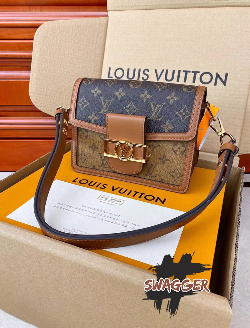Túi Xách Louis Vuitton Mini Dauphine Monogram Like Authentic sử dụng chất liệu chính hãng, sản xuất hoàn toàn bằng thủ công, cam kết chất lượng tốt nhất