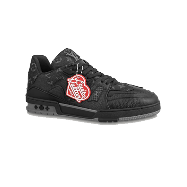 Giày Louis Vuitton LV Trainer Black Sneaker Like Authentic
