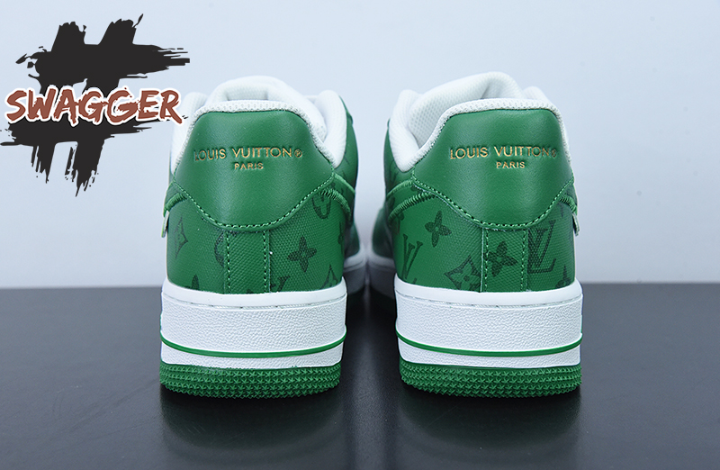 Giày Louis Vuitton Nike Air Force 1 Low By Virgil Abloh White Green pk god facetory, sử dụng chất liệu chính hãng, full box và phụ kiện, cam kết chất lượng tốt nhất, chuẩn 99% so với chính hãng, full box và phụ kiện