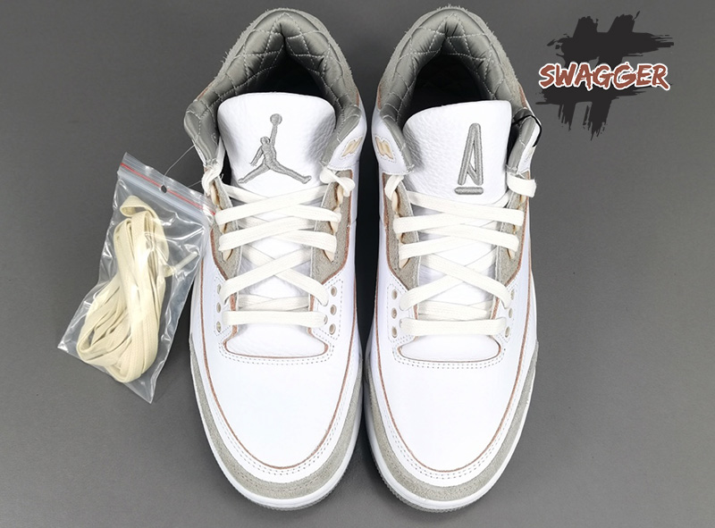 Giày Nike Air Jordan 3 Retro SP Medium Grey pk god facetory, sử dụng chất liệu chính hãng, chuẩn 99% full box và phụ kiện