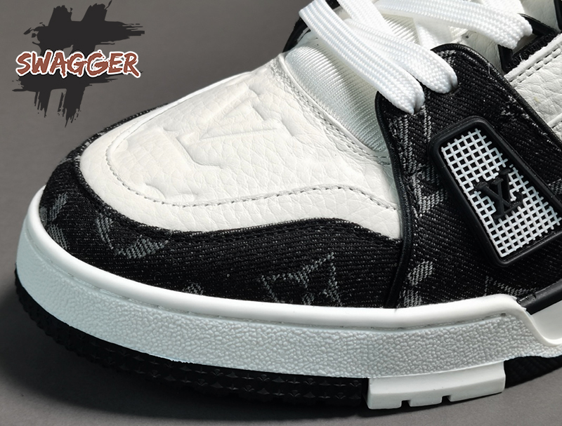 Giày Louis Vuitton Lv Trainer Sneaker Black And White Like Authentic cam kết chất lượng tốt nhất chuẩn 99% so với chính hãng, sử dụng chất liệu da nguyên bản như chính hãng, full box và phụ kiện