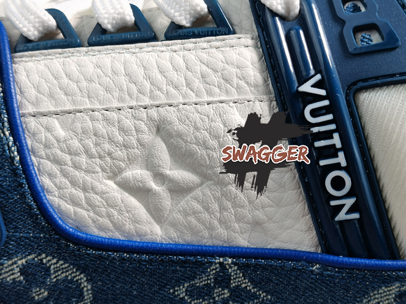 Giày Louis Vuitton Lv Trainer Sneaker Blue White Like Authentic sử dụng chất liệu chính hãng, cam kết chất lượng tốt nhất chuẩn 99% full box và phụ kiện