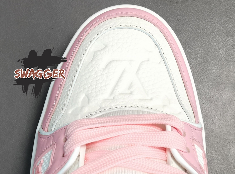 Giày Louis Vuitton Lv Trainer Sneaker Pink Like Authentic chất lượng tốt nhất sử dụng chất liệu chính hãng, cam kết chuẩn 99% so với chính hãng, full box và phụ kiện