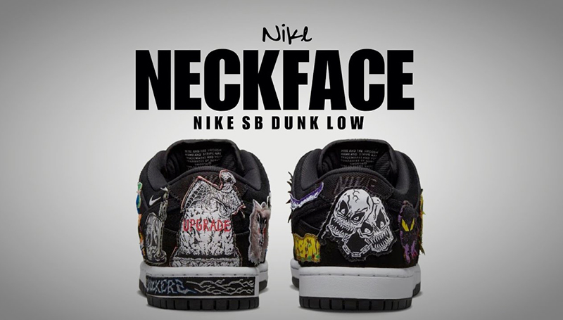 dòng sản phẩm sneaker nike dunk low là một trong những sản phẩm mà được giới trẻ yêu thích nhất hiện nay, sau đây là một trong những đôi giày Nike SB Dunk Low Pro QS Neckface được ra mắt vào năm 2022 cùng swagger tím hiểu chi tiết đôi giày này qua bài viết sau đây