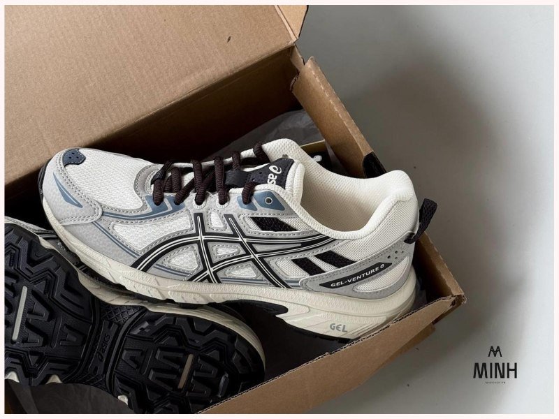 Asics Gel-Venture 6 'Blue Grey' – Giày bóng chuyền Asics chính hãng bền bỉ