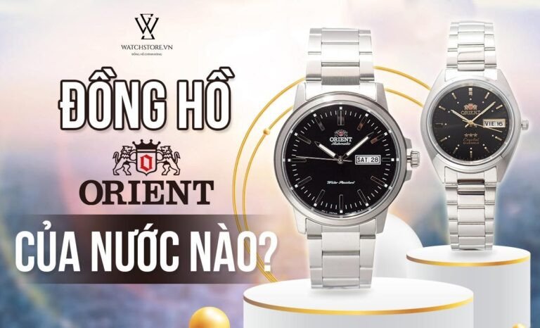 Biểu tượng thương hiệu Orient, đại diện cho lịch sử phát triển đồng hồ Nhật Bản.