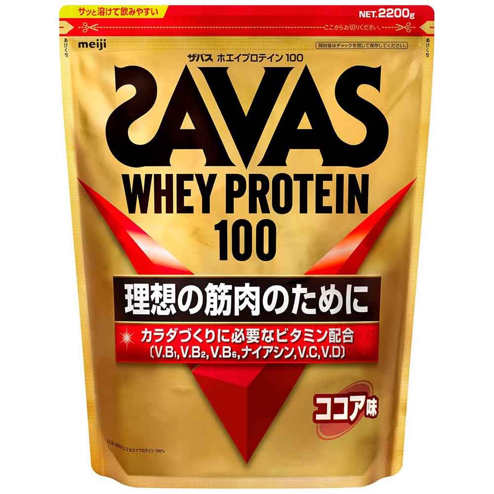 Bột Savas Meiji Whey Protein vị cacao đậm đà, cung cấp protein chất lượng cao