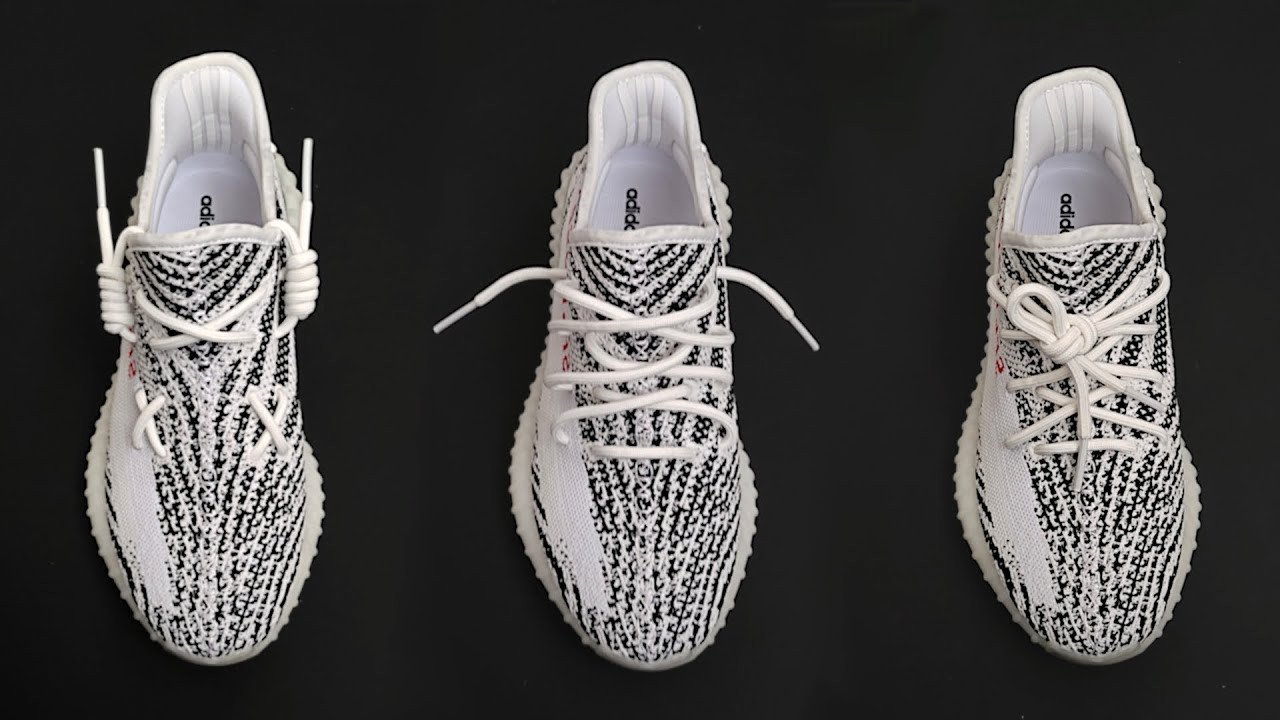 Các kiểu thắt dây giày Adidas Yeezy sáng tạo và thời thượng