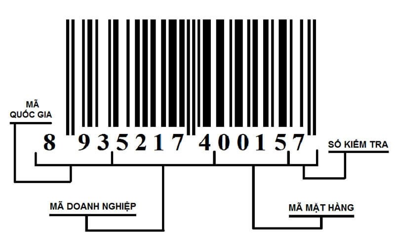 Các loại mã vạch phổ biến bao gồm barcode 1D và QR code 2D