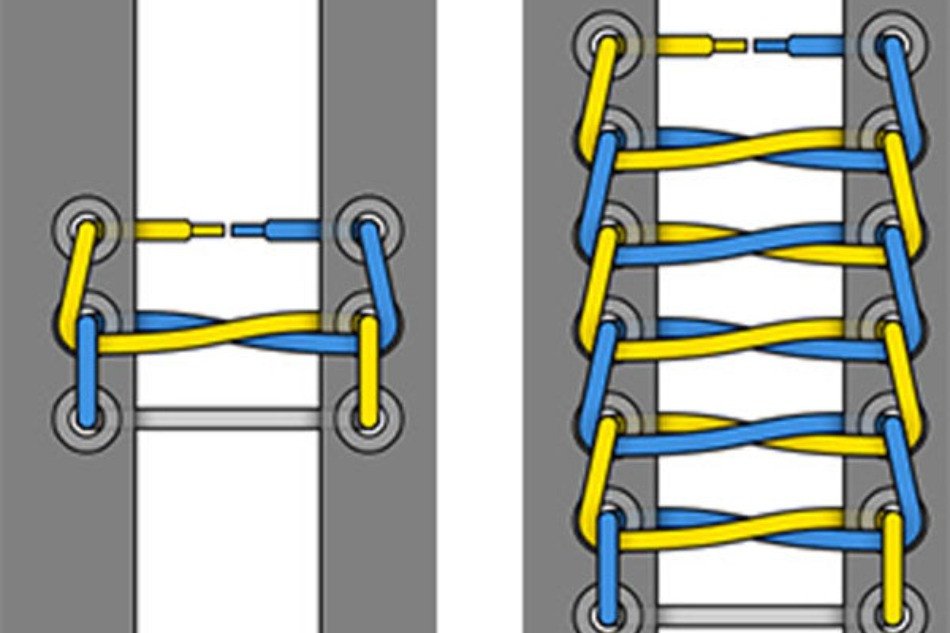 Cách buộc dây giày thể thao 3 lỗ rất đơn giản và nhanh chóng