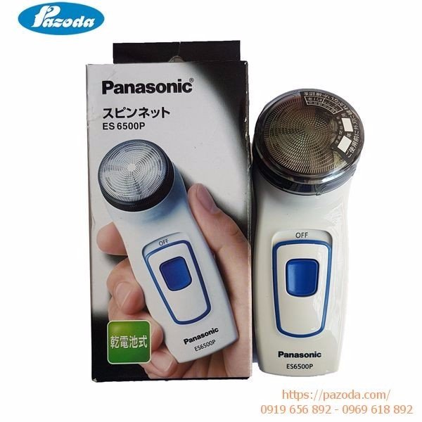 Cận cảnh lưỡi cạo xoay của máy cạo râu Panasonic ES-6500P