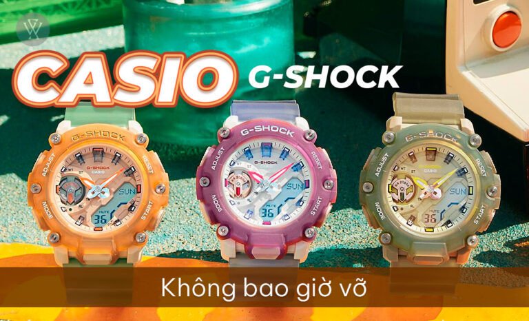 Casio G-Shock bền bỉ không bao giờ vỡ