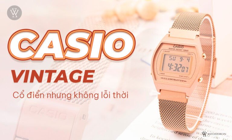 Casio Vintage cổ điển không lỗi thời theo thời gian