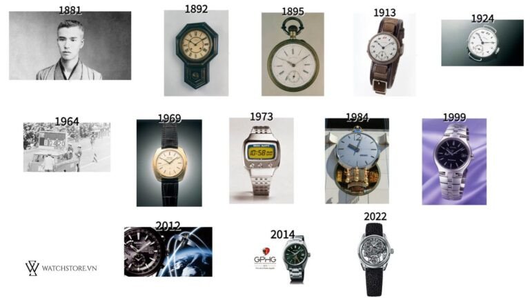 Chiếc đồng hồ đeo tay Seiko Laurel năm 1913