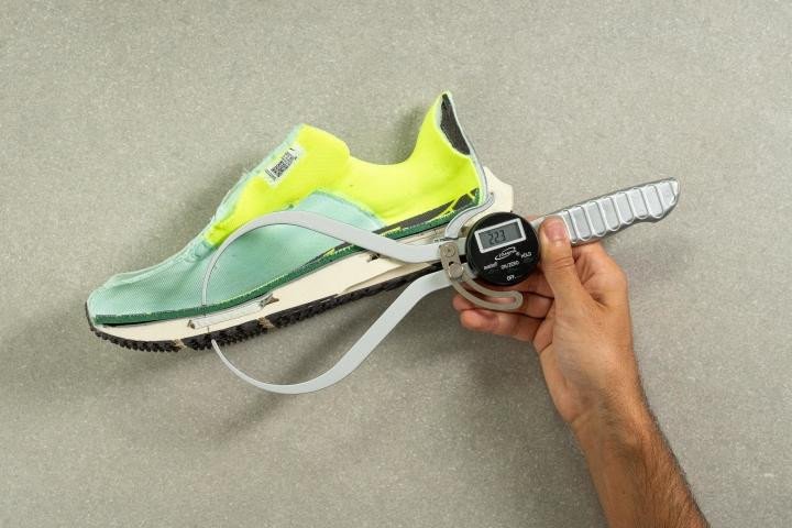 Chiều cao phần mũi giày của Nike Air Zoom Pegasus 39