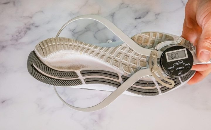 Chiều rộng gót giày của Nike Air Zoom Pegasus 38