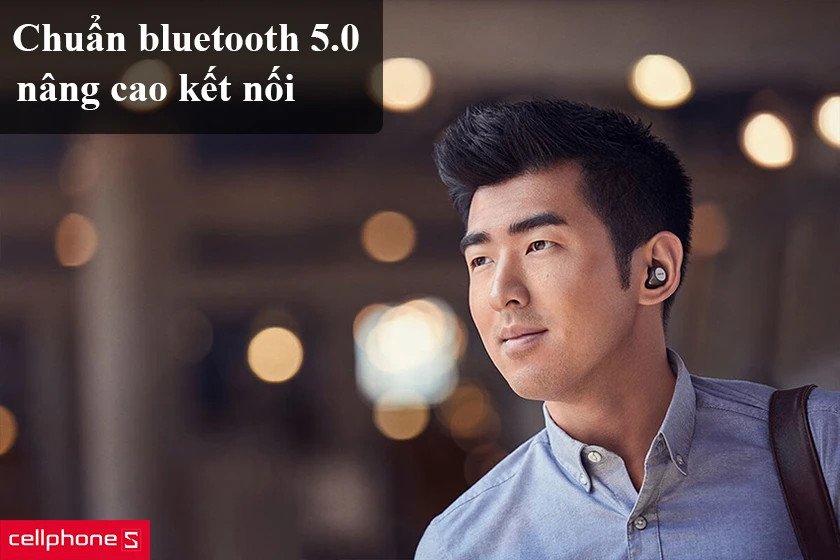 Công nghệ Bluetooth 5.0 trên tai nghe Jabra Elite 75T đảm bảo kết nối nhanh