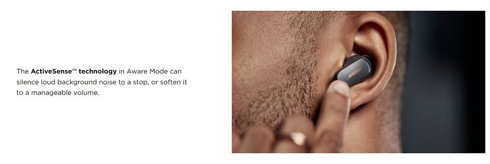 công nghệ triệt tiêu tiếng ồn của bose quietcomfort earbuds 2