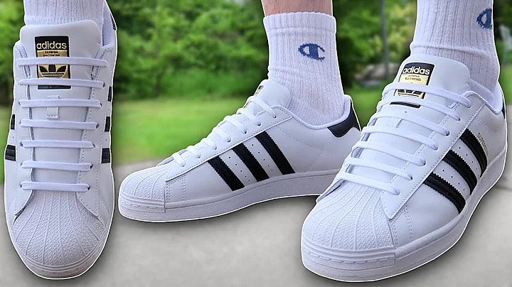 Cột dây giày Adidas theo kiểu Straight Bar gọn gàng và sành điệu