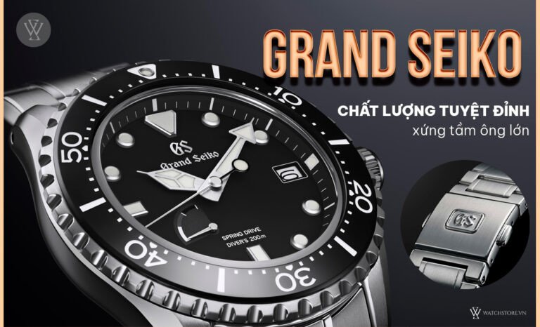 Đồng hồ Grand Seiko với mặt số trắng tinh khiết